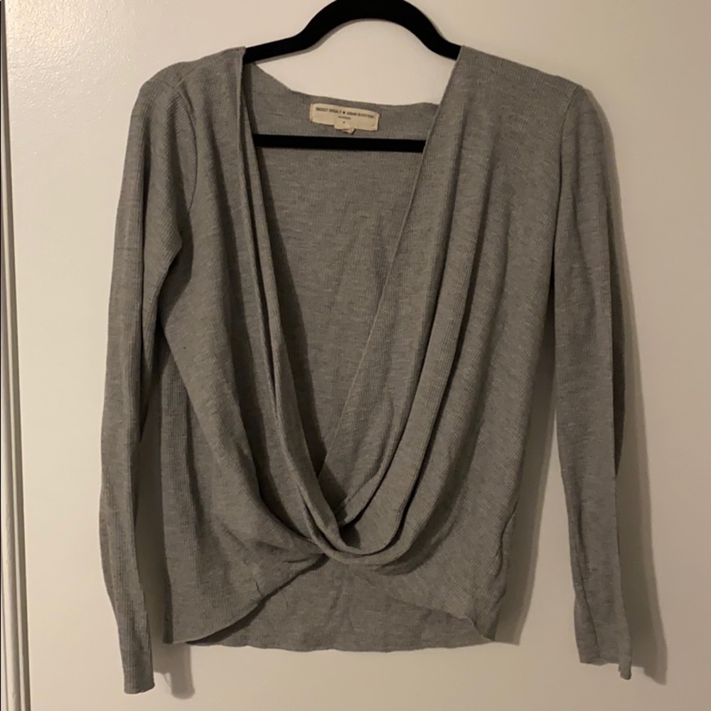 UO Grey Scoop Shirt